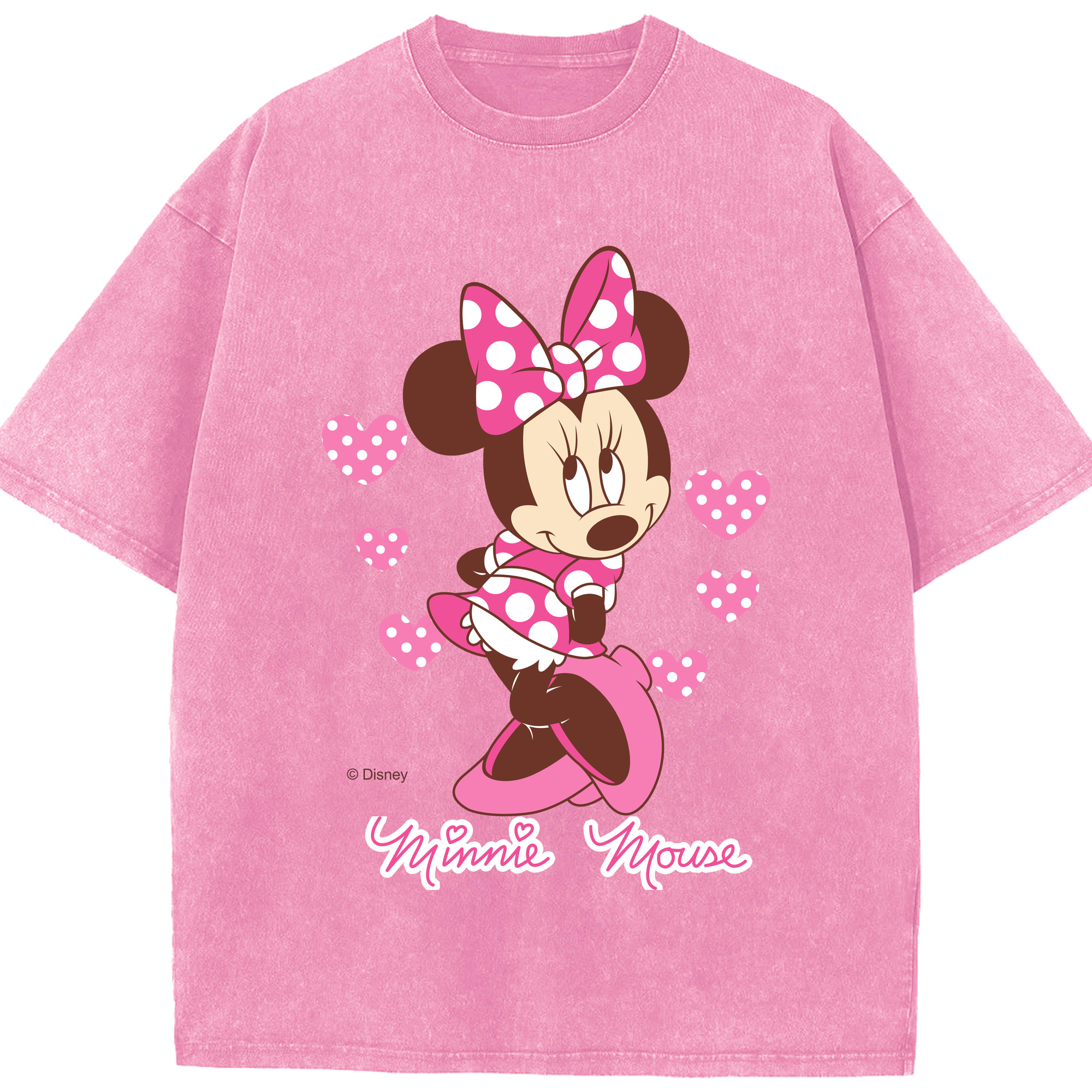 （画像用） ミッキーマウス Mickey Mouse 綿100% ヴィンテージ風 半袖Tシャツ（フロントプリント）